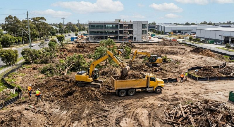 Commercial Lot Clearing in Katy, TX