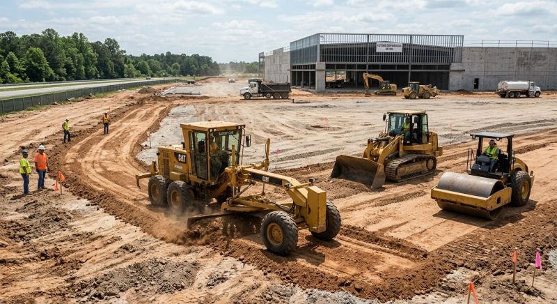 Parking Lot Gravel Repair in Lawrenceville, GA